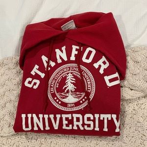 red champion stanford hoodie